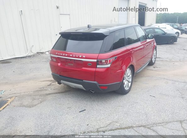 SALWR2FE3HA141867 2017 LAND ROVER RANGE ROVER SPORT Красный Задняя правая четверть