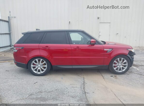 SALWR2FE3HA141867 2017 LAND ROVER RANGE ROVER SPORT Красный Вид щитка приборов