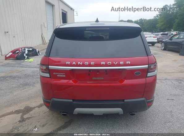 SALWR2FE3HA141867 2017 LAND ROVER RANGE ROVER SPORT Красный 
