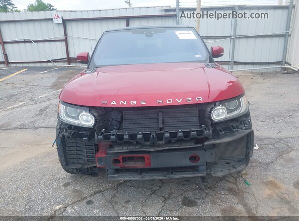 SALWR2FE3HA141867 2017 LAND ROVER RANGE ROVER SPORT Красный Вид панели приборов
