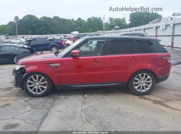 SALWR2FE3HA141867 2017 LAND ROVER RANGE ROVER SPORT Красный Вид задней части салона