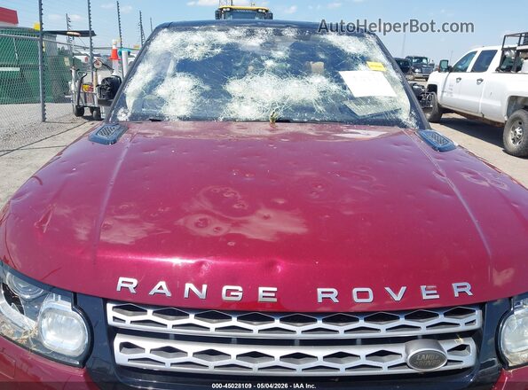 SALWR2FV5HA141322 2017 LAND ROVER RANGE ROVER SPORT Maroon Vista frontal