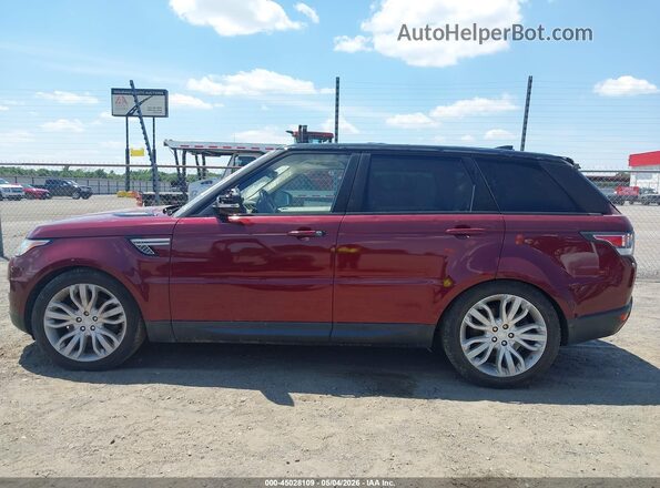 SALWR2FV5HA141322 2017 LAND ROVER RANGE ROVER SPORT Maroon Vista interior de 360 grados