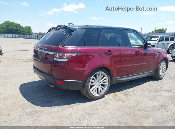SALWR2FV5HA141322 2017 LAND ROVER RANGE ROVER SPORT Maroon Trasero derecho