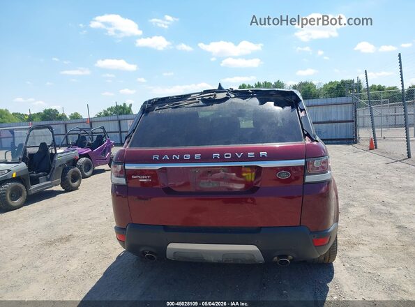 SALWR2FV5HA141322 2017 LAND ROVER RANGE ROVER SPORT Maroon 