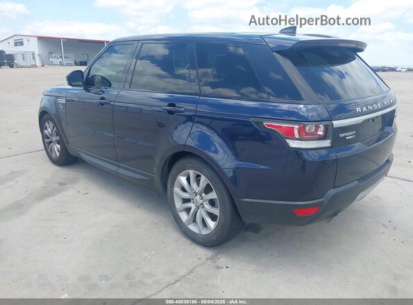 SALWR2FV9HA675861 2017 LAND ROVER RANGE ROVER SPORT Dark Blue Rear left