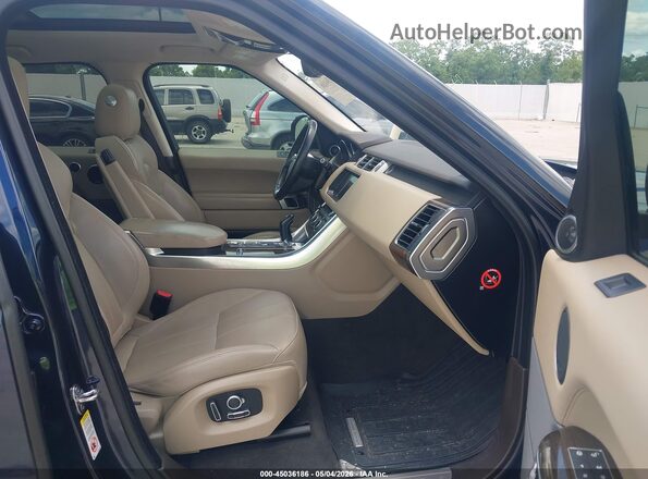 SALWR2FV9HA675861 2017 LAND ROVER RANGE ROVER SPORT Dark Blue Front interior view