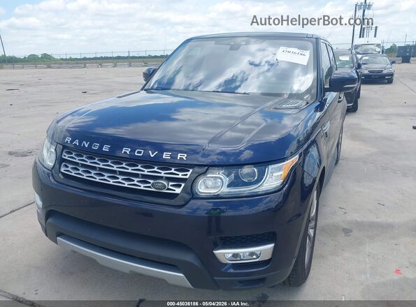 SALWR2FV9HA675861 2017 LAND ROVER RANGE ROVER SPORT Dark Blue Front view