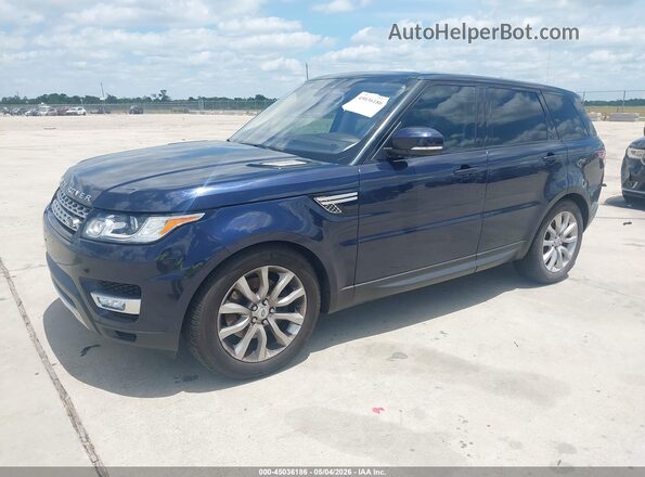 SALWR2FV9HA675861 2017 LAND ROVER RANGE ROVER SPORT Dark Blue Front left