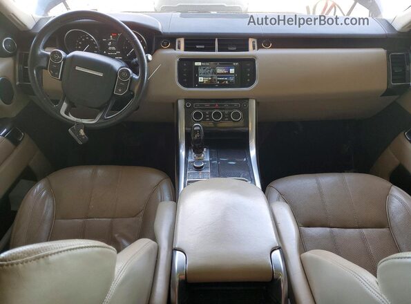 SALWR2KF3GA636471 2016 LAND ROVER RANGE Черный Вид панели приборов