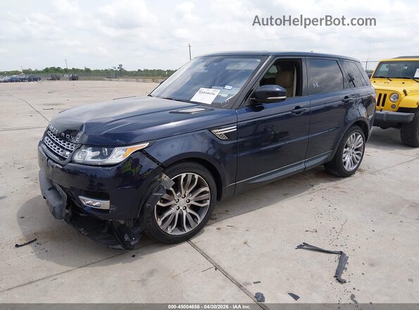 SALWR2PF5GA122131 2016 LAND ROVER RANGE ROVER SPORT Blue Przód lewy