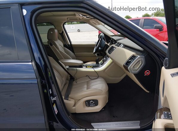 SALWR2PF5GA122131 2016 LAND ROVER RANGE ROVER SPORT Blue Widok wnętrza z przodu