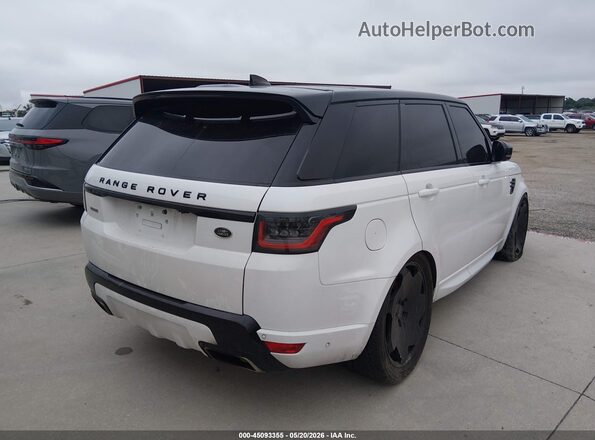 SALWR2RE6KA835357 2019 LAND ROVER RANGE ROVER SPORT White უკანა მარჯვენა
