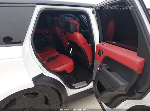 SALWR2RE6KA835357 2019 LAND ROVER RANGE ROVER SPORT White VIN კოდის სტიკერის ხედი