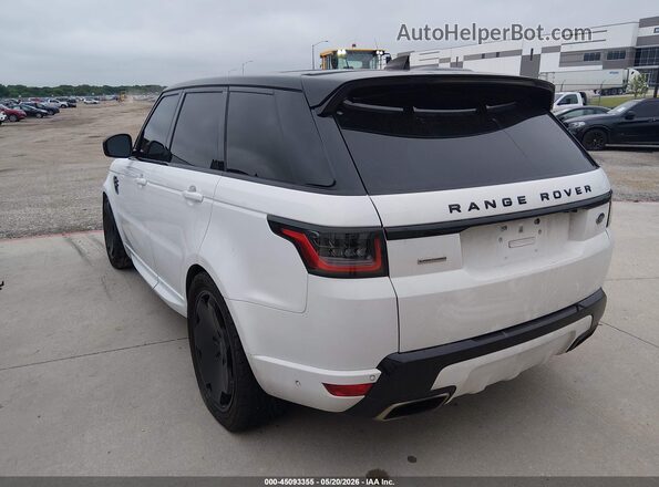SALWR2RE6KA835357 2019 LAND ROVER RANGE ROVER SPORT White უკანა მარცხენა