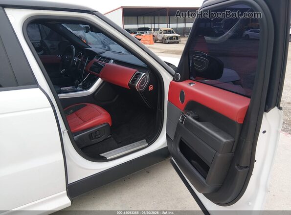 SALWR2RE6KA835357 2019 LAND ROVER RANGE ROVER SPORT White წინა სალონის ხედი