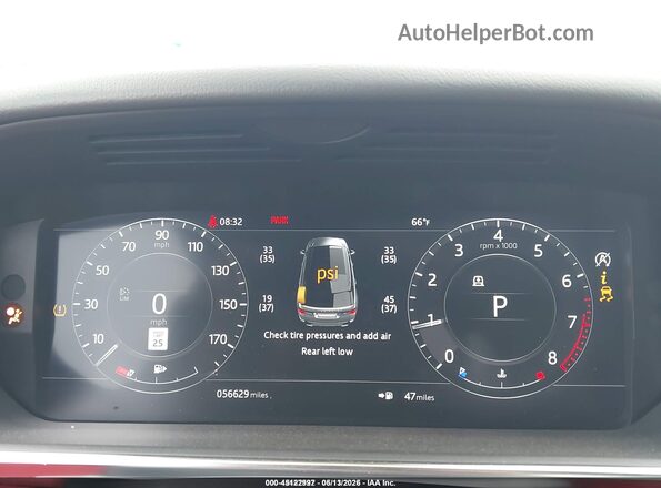 SALWR2RE6KA851607 2019 LAND ROVER RANGE ROVER SPORT Black Vista de los asientos traseros