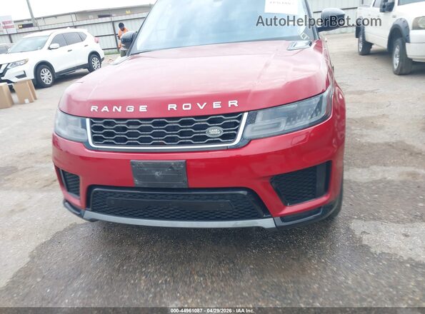 SALWR2RU4KA863830 2019 LAND ROVER RANGE ROVER SPORT Red Widok zestawu wskaźników