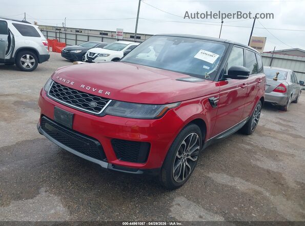SALWR2RU4KA863830 2019 LAND ROVER RANGE ROVER SPORT Red Przód lewy