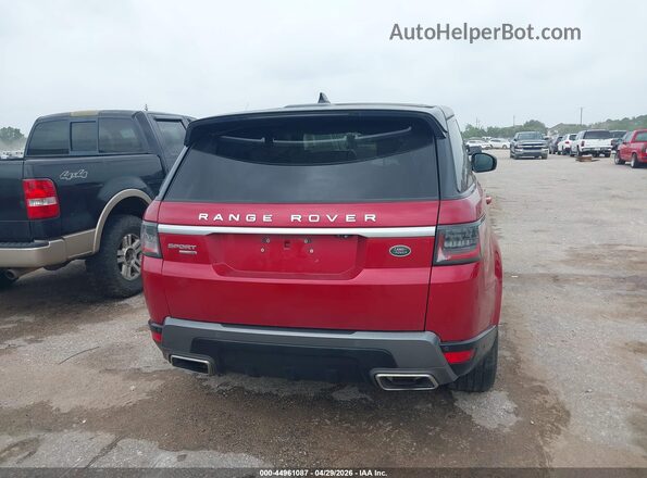 SALWR2RU4KA863830 2019 LAND ROVER RANGE ROVER SPORT Red 