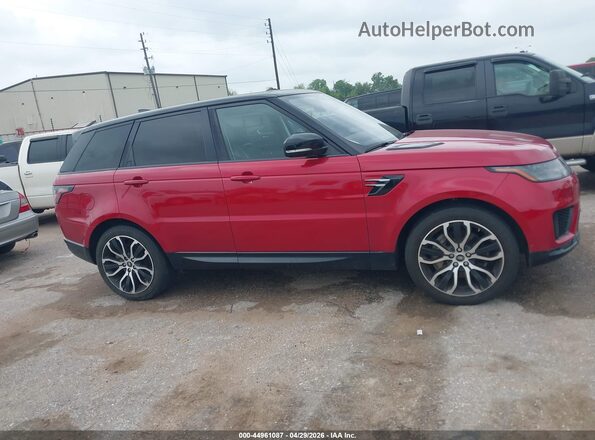 SALWR2RU4KA863830 2019 LAND ROVER RANGE ROVER SPORT Red Widok wnętrza z tyłu