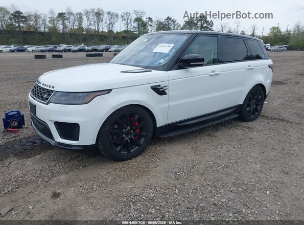 SALWR2RV2JA410314 2018 LAND ROVER RANGE ROVER SPORT White Vista tres cuartos delantera izquierda