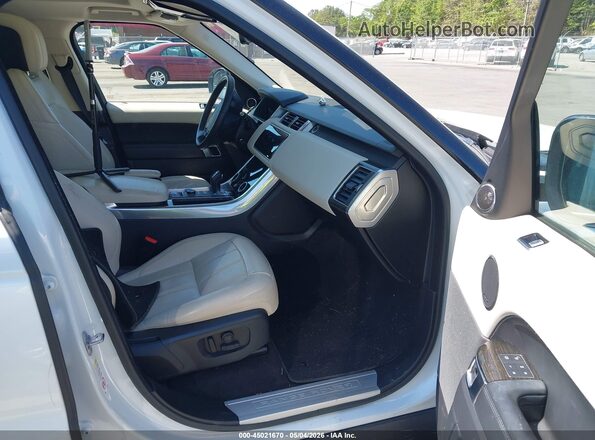 SALWR2RV5KA845393 2019 LAND ROVER RANGE ROVER SPORT Белый Вид салона спереди
