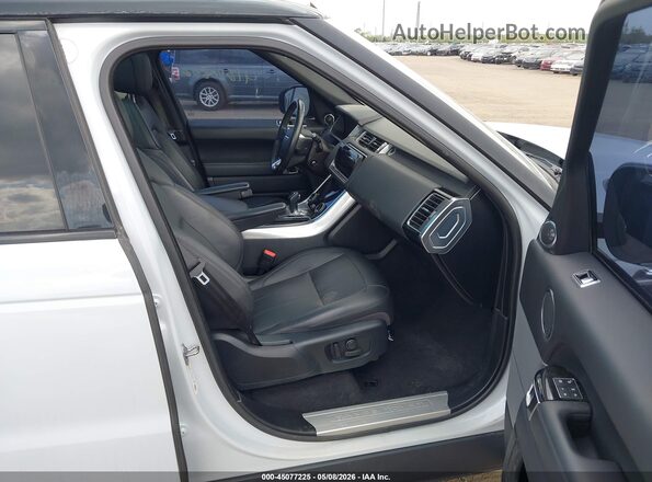 SALWR2RV6KA426887 2019 LAND ROVER RANGE ROVER SPORT White Widok wnętrza z przodu
