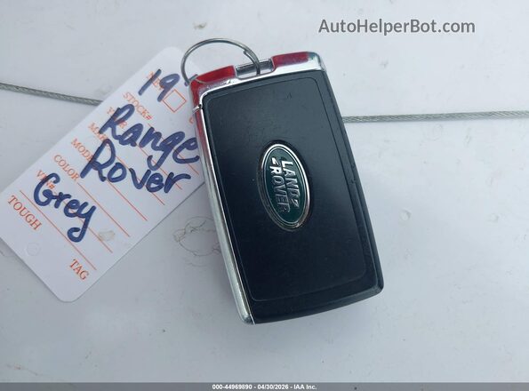 SALWR2RVXKA823826 2019 LAND ROVER RANGE ROVER SPORT Gray წინა პანელის ხედი