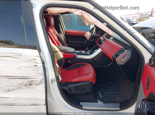 SALWR2SE6LA713609 2020 LAND ROVER RANGE ROVER SPORT White Widok wnętrza z przodu