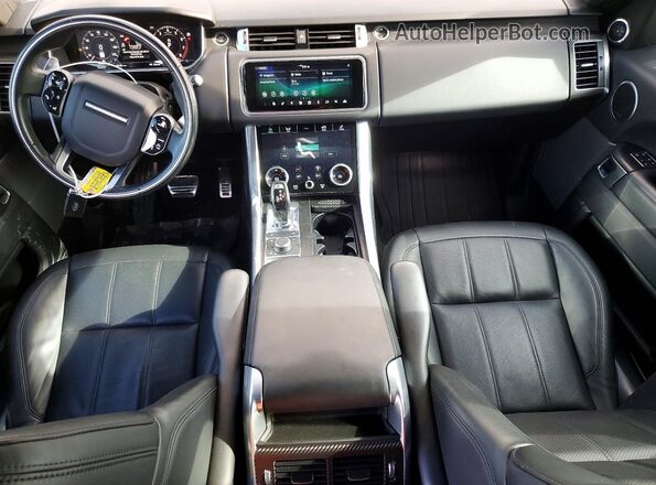 SALWR2SE9LA737158 2020 LAND ROVER RANGE Black Вид панелі приладів