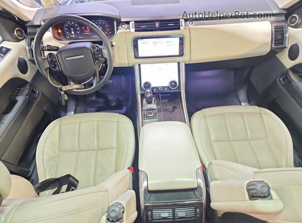 SALWR2SU3LA892134 2020 LAND ROVER RANGE Синий Вид панели приборов