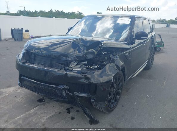 SALWR2SU4MA758900 2021 LAND ROVER RANGE ROVER SPORT Black Widok z przodu