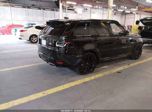 SALWR2SU8NA225398 2022 LAND ROVER RANGE ROVER SPORT Black Задня права чверть