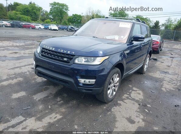 SALWR2VF1GA635203 2016 LAND ROVER RANGE ROVER SPORT Blue Передня ліва чверть