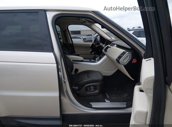 SALWR2VF7GA642009 2016 LAND ROVER RANGE ROVER SPORT Champagne Widok wnętrza z przodu