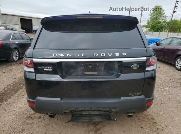 SALWR2VF8GA633867 2016 LAND ROVER RANGE Black უკანა ხედი