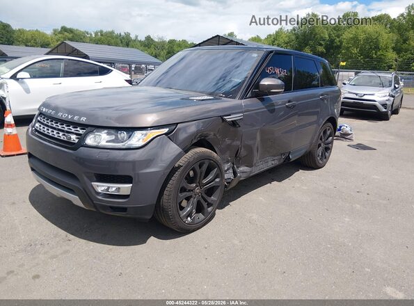 SALWR2VFXGA644353 2016 LAND ROVER RANGE ROVER SPORT Gray წინა მარცხენა ხედი სამი მეოთხედიდან