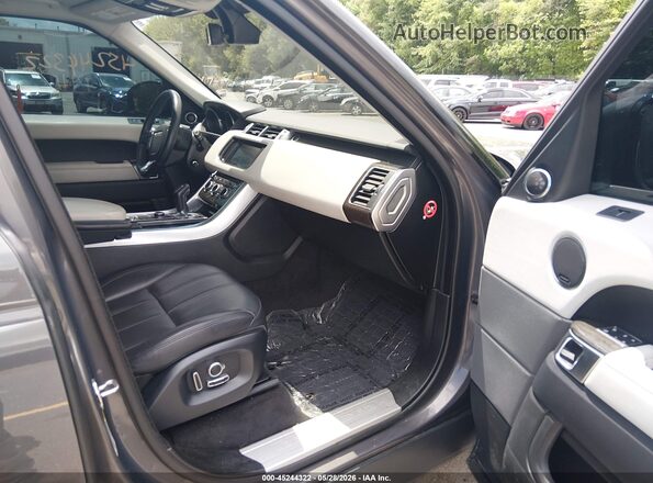 SALWR2VFXGA644353 2016 LAND ROVER RANGE ROVER SPORT Gray წინა სალონის ხედი
