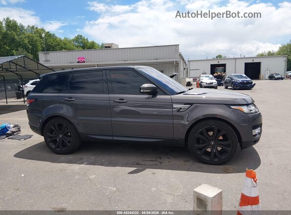 SALWR2VFXGA644353 2016 LAND ROVER RANGE ROVER SPORT Gray უკანა სალონის ხედი