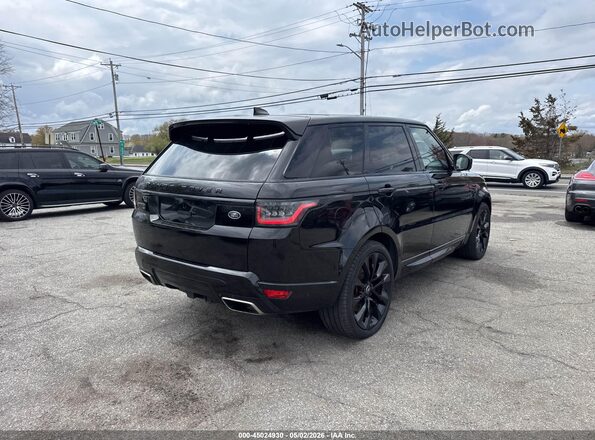 SALWS2RU2MA749784 2021 LAND ROVER RANGE ROVER SPORT Black Rear right