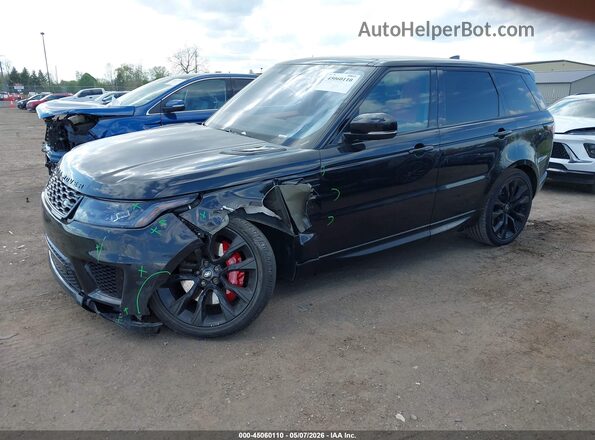 SALWS2RU3MA758753 2021 LAND ROVER RANGE ROVER SPORT Black Vista tres cuartos delantera izquierda