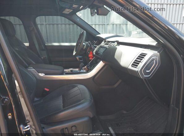 SALWS2RU5LA877015 2020 LAND ROVER RANGE ROVER SPORT Black Widok wnętrza z przodu