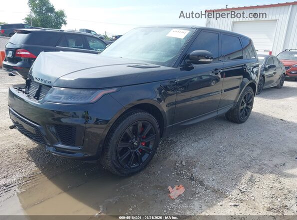 SALWS2RU5LA884255 2020 LAND ROVER RANGE ROVER SPORT Black წინა მარცხენა ხედი სამი მეოთხედიდან
