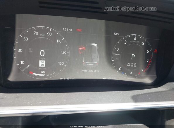 SALWS2SU3KA864160 2019 LAND ROVER RANGE ROVER SPORT White Vista de los asientos traseros