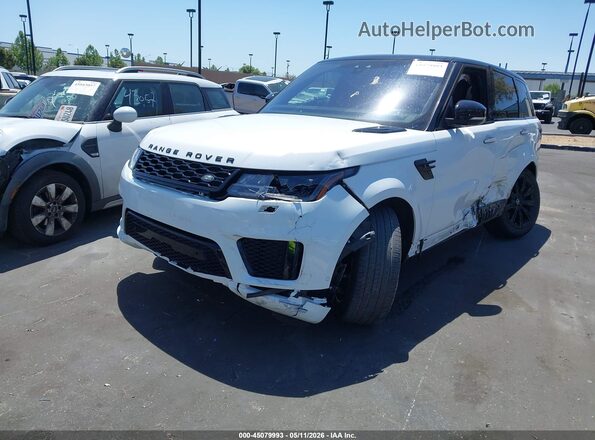 SALWS2SU3KA864160 2019 LAND ROVER RANGE ROVER SPORT White Vista tres cuartos delantera izquierda