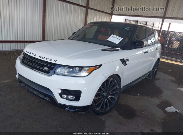 SALWV2EF8GA572628 2016 LAND ROVER RANGE ROVER SPORT White Vista tres cuartos delantera izquierda