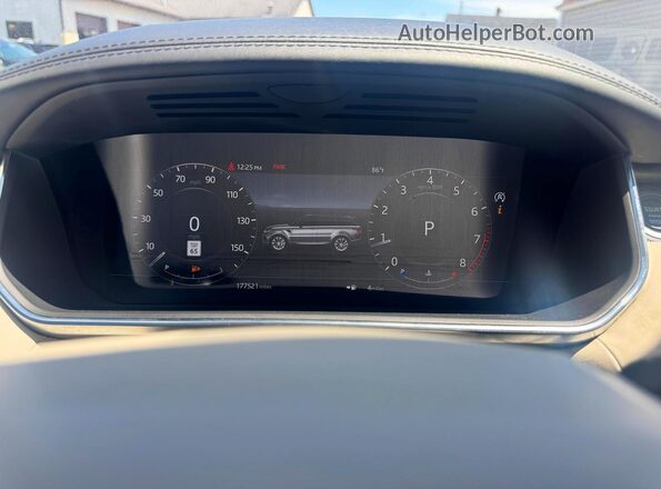 SALWV2SV9KA419339 2019 LAND ROVER RANGE Синий Вид спереди