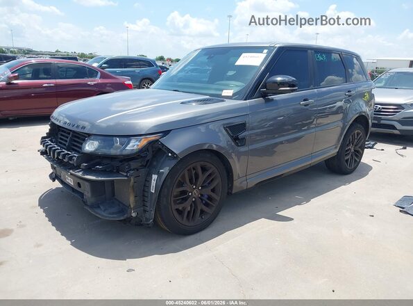 SALWZ2EFXGA576572 2016 LAND ROVER RANGE ROVER SPORT Gray Առջևի ձախ երեք քառորդ տեսարան