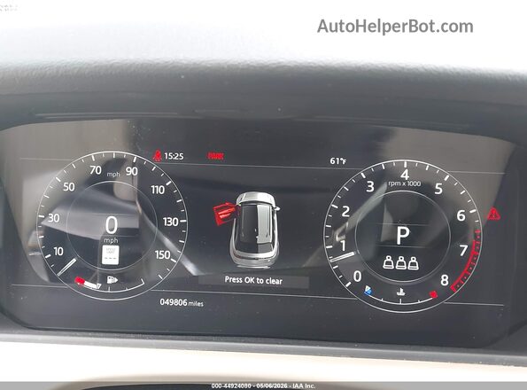 SALYB2EX0KA797306 2019 LAND ROVER RANGE ROVER VELAR Champagne Vista de los asientos traseros